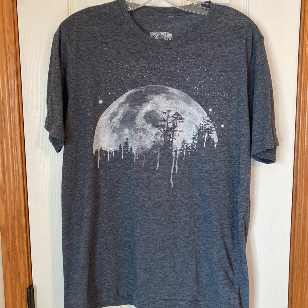 Curbside Clothing Moon (Justin Barker) unisex T-shirt